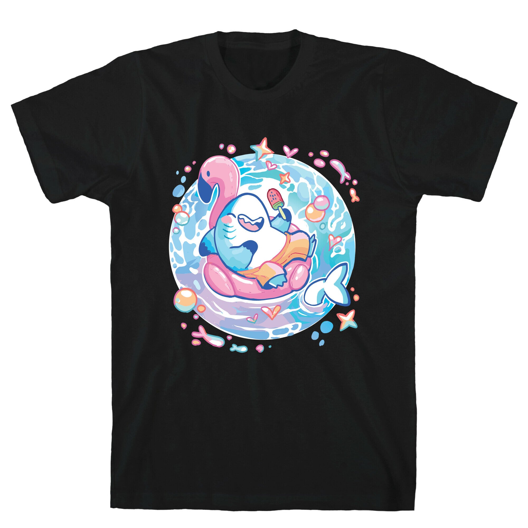 Kawaii Summer Shark T-Shirt